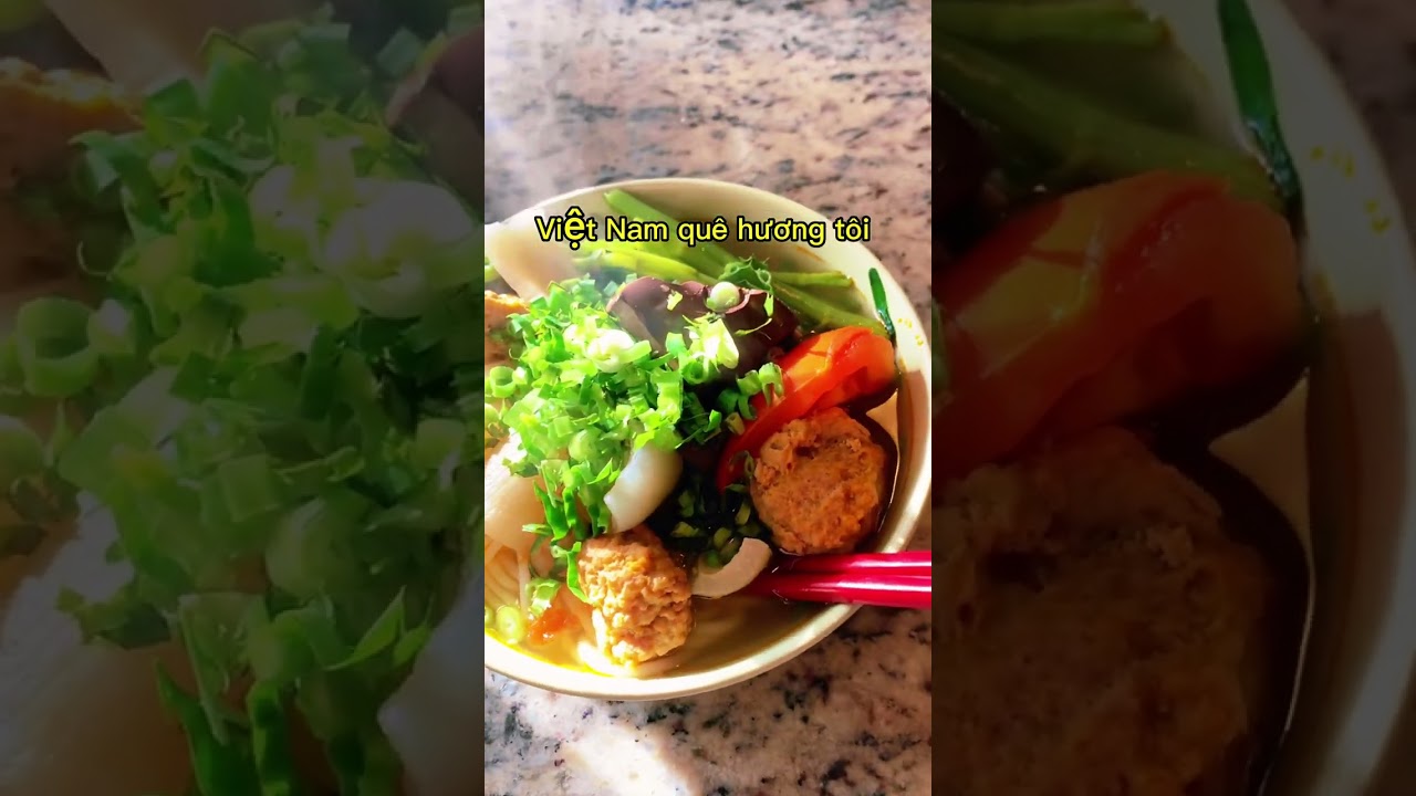 Canh B&uacute;n #food #noodles #cooking #monngonmoingay