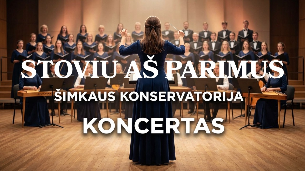 Stoviu aš parimus | Šimkaus konservatorija | koncertas | Klaipėda