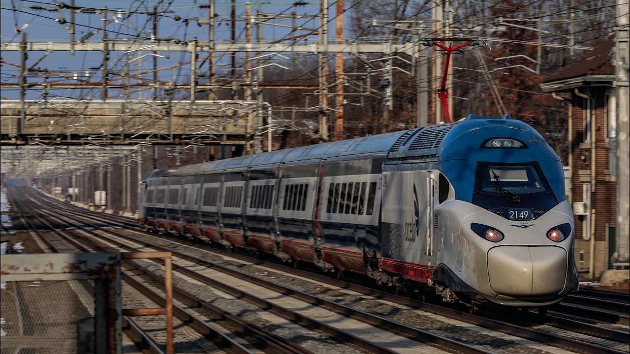 Northeast Corridor: A cold afternoon of 160+ mph rail action in Princeton Junction, NJ
