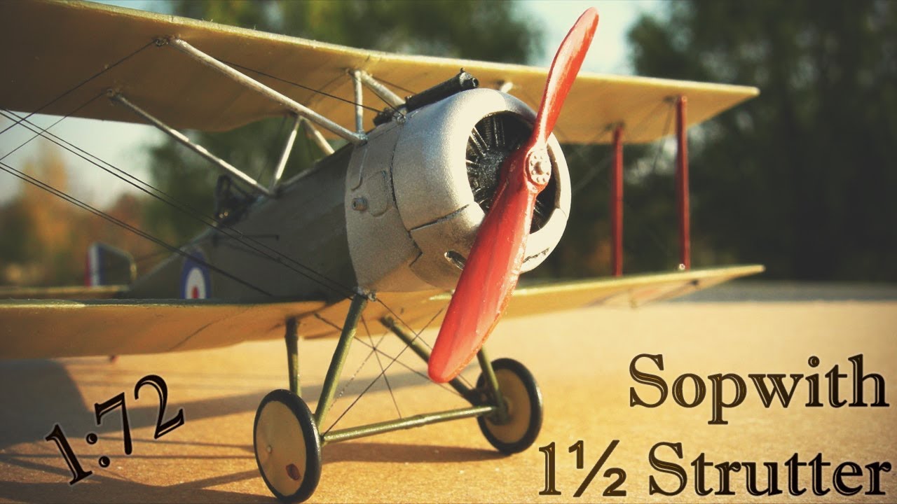 Строим модель биплана Сопвич Sopwith 1½ Strutter