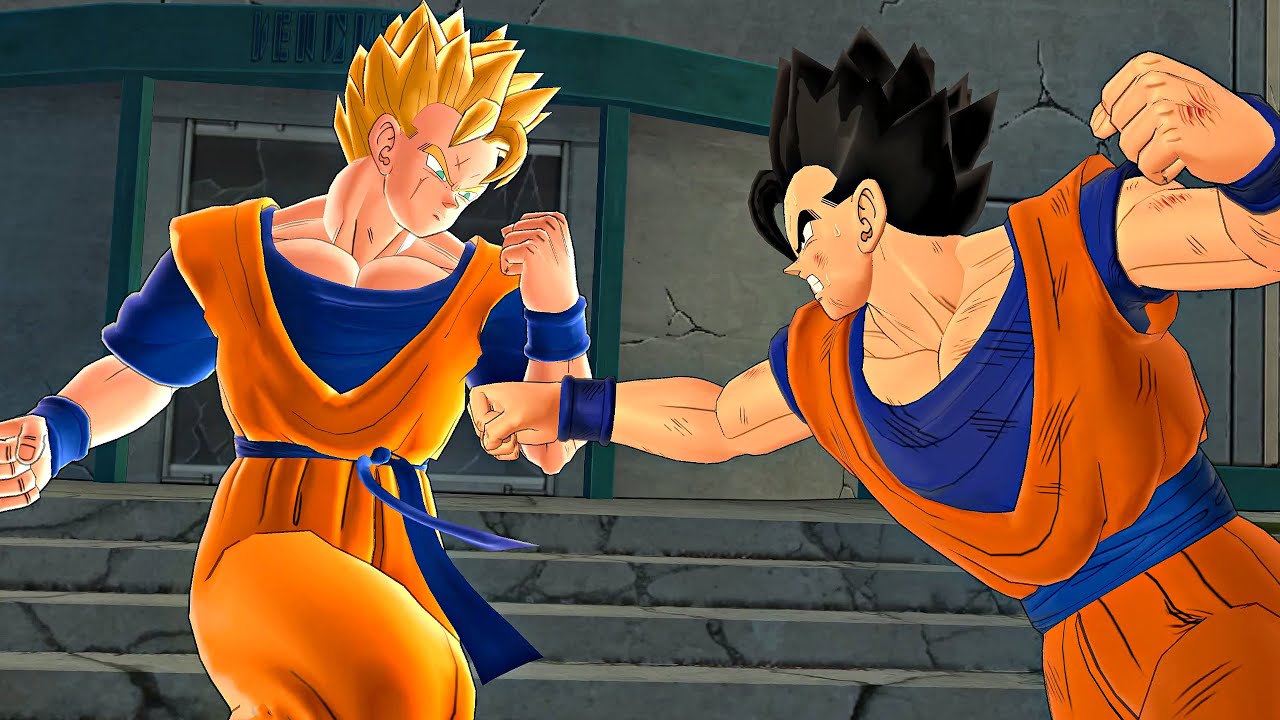 Dragon Ball Raging Blast 2 - Future GOHAN vs. Ultimate GOHAN [Requested] #dragonballz
