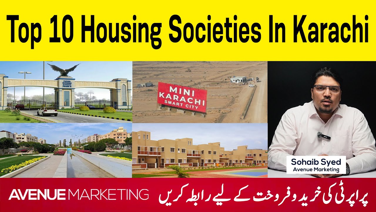 Top 10 Housing Societies in Karachi | A Comprehensive Guide | Avenue Marketing