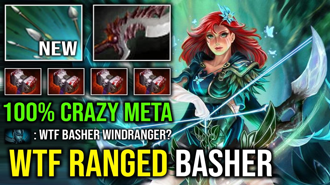 WTF Unlimited Raining Basher 1 Focus = 1 Delete Abyssal Blade Consecrated Wraps Windranger Dota 2