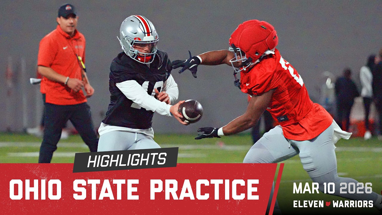 Highlights from Ohio State's first spring practice of 2026