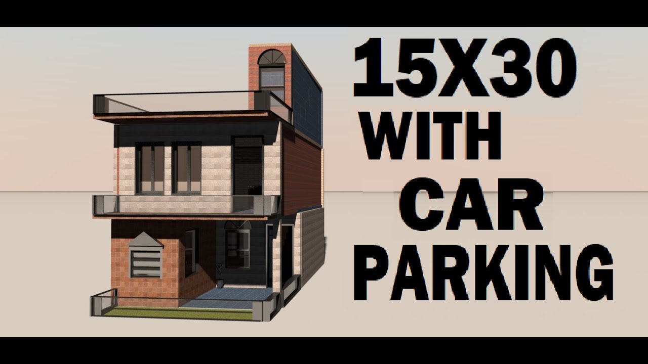 15X30 with car parking!!! house designe by build your dream house