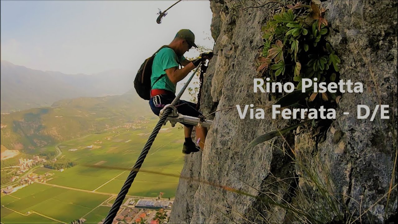 Rino Pisetta Via ferrata,Klettersteig D/E - ITALY (Sarche) FullHD
