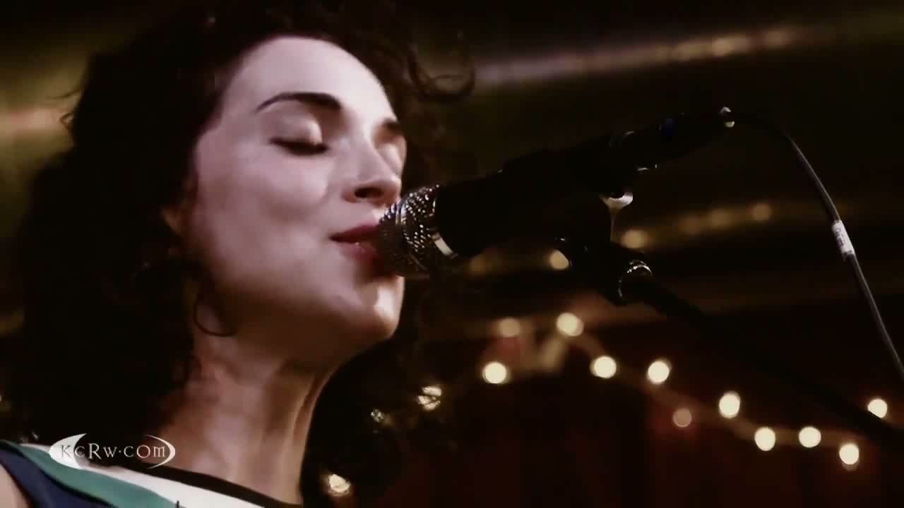 St. Vincent performing 