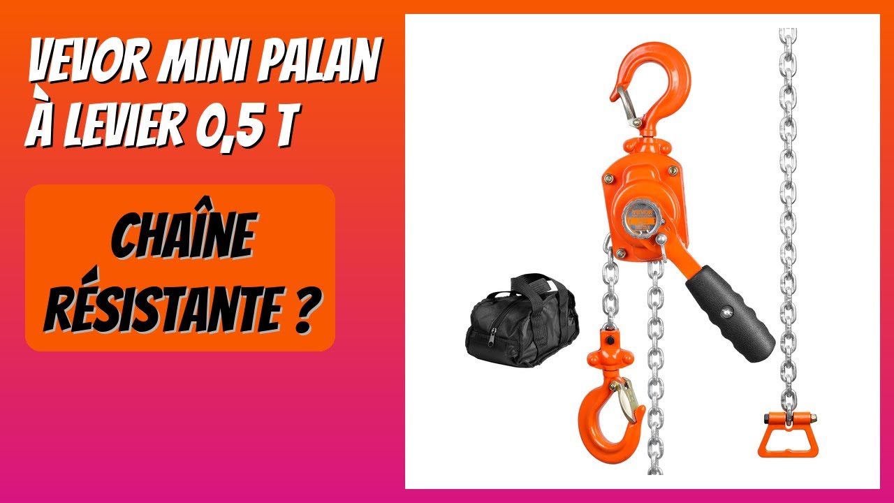 AVIS (2026) : VEVOR Mini Palan à Levier 0,5 T. DÉTAILS