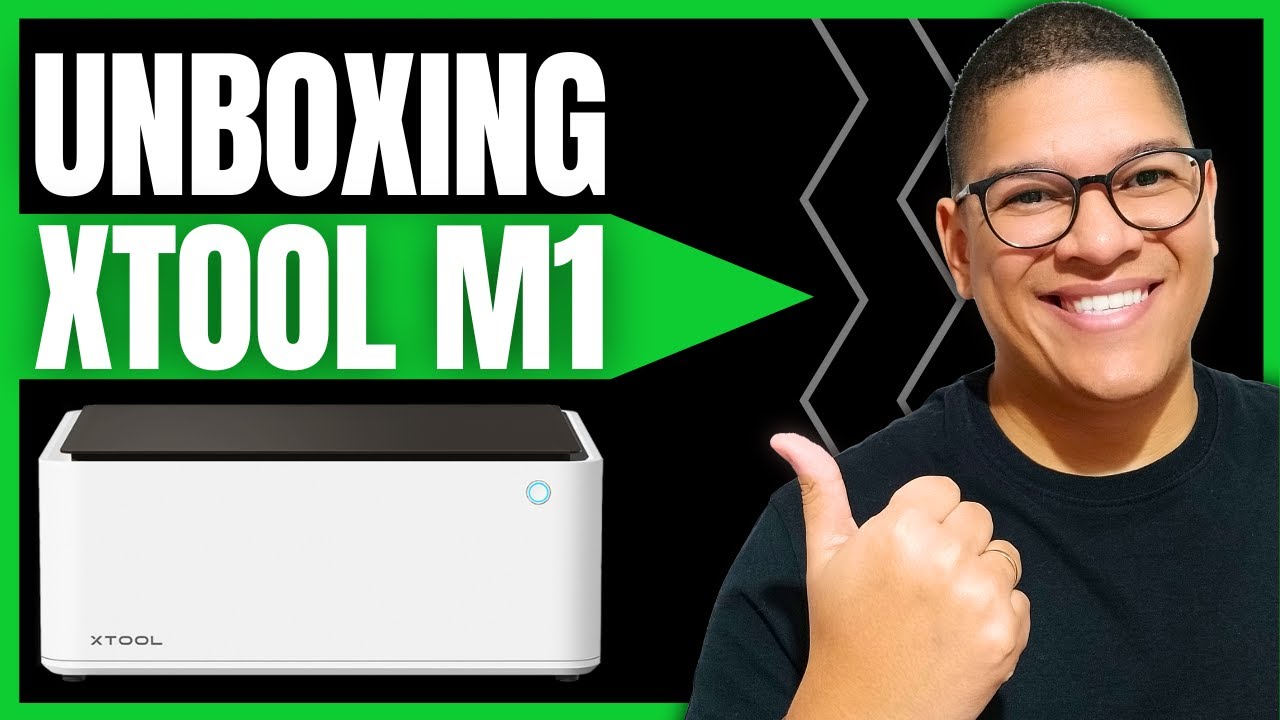 Xtool M1 Unboxing - Essa máquina de corte e gravação a laser está incrível!