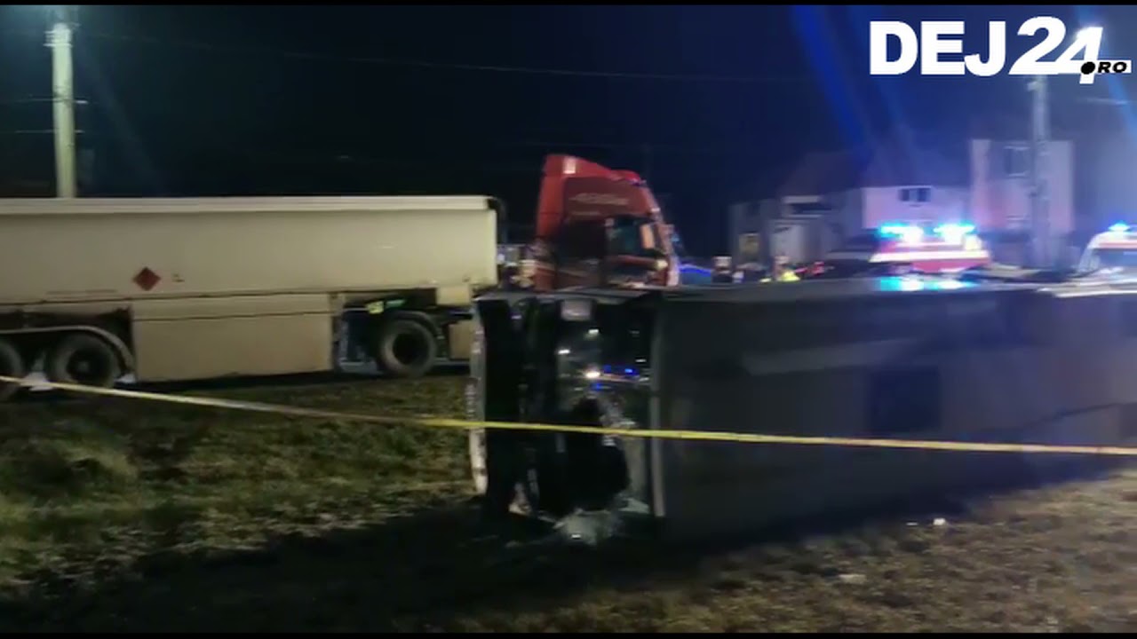Accident intre Lechinta si Chirales 18 11 2021 Dej24ro