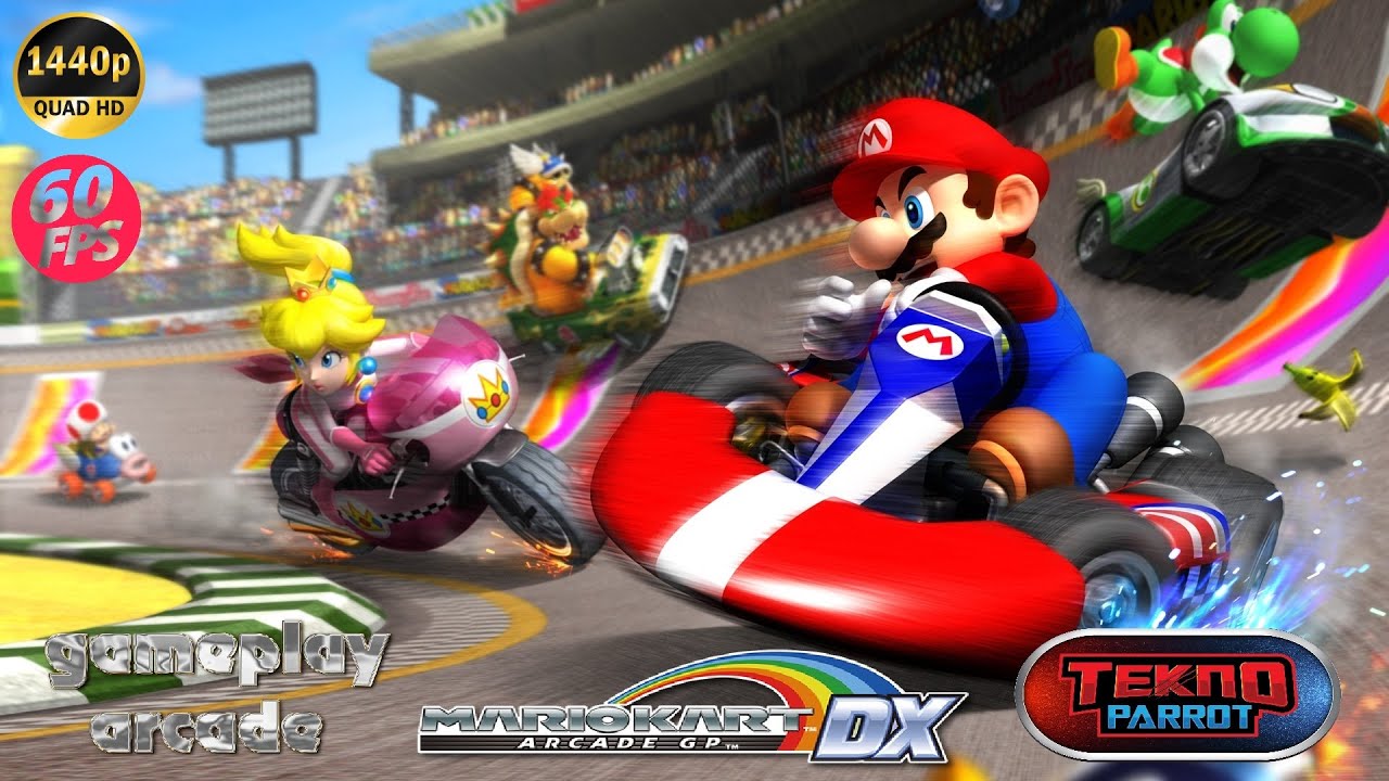 MARIO KART ARCADE GP DX -  Gameplay teknoparott (2018)