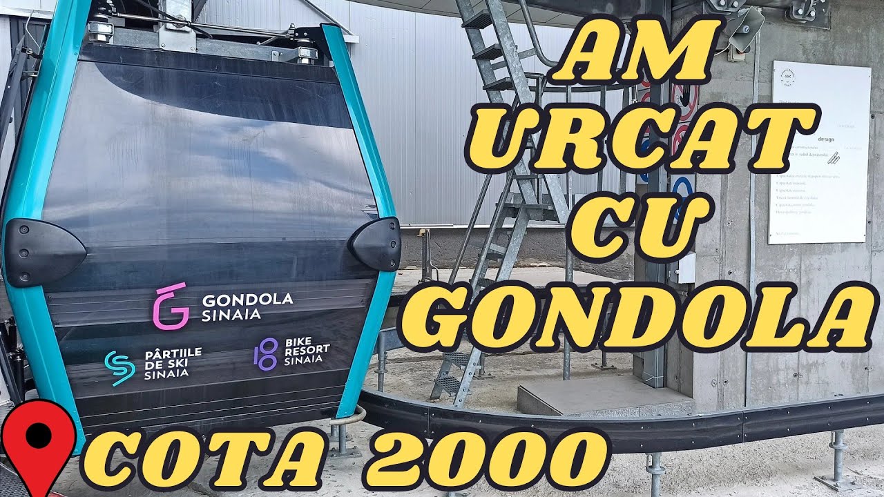 Urcare Cu Telegondola #Sinaia🚡De La Cota 1400 m La Cota 2000m  #travel #romania🇷🇴 #iunie2024