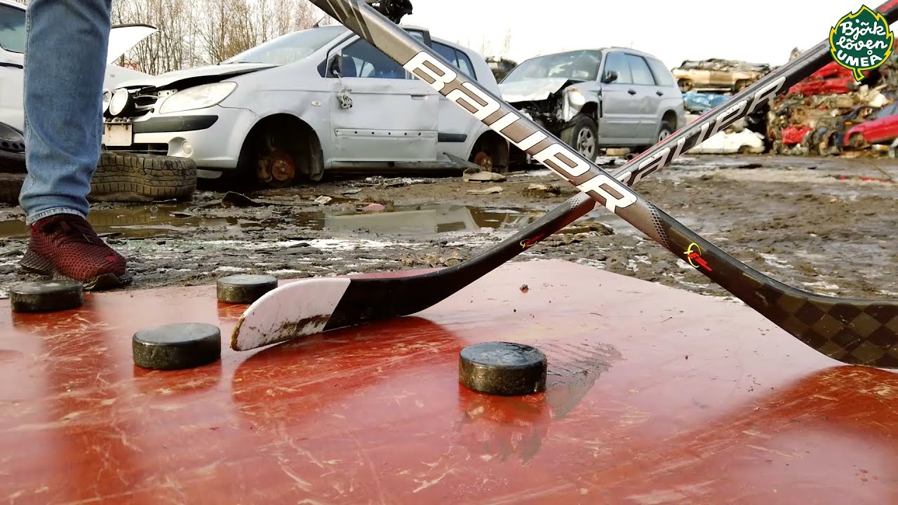 Skyttetävling på bilskroten