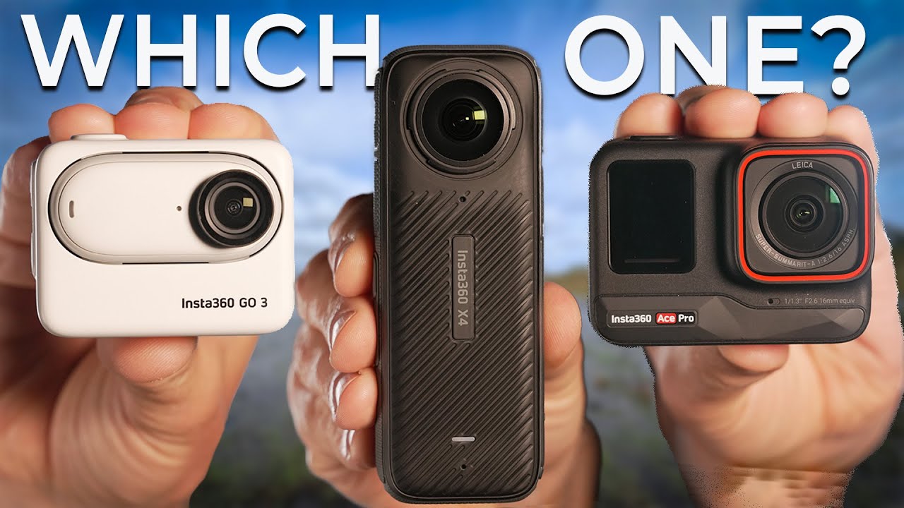 Лучшая камера insta360: X4 против GO 3 против Ace Pro