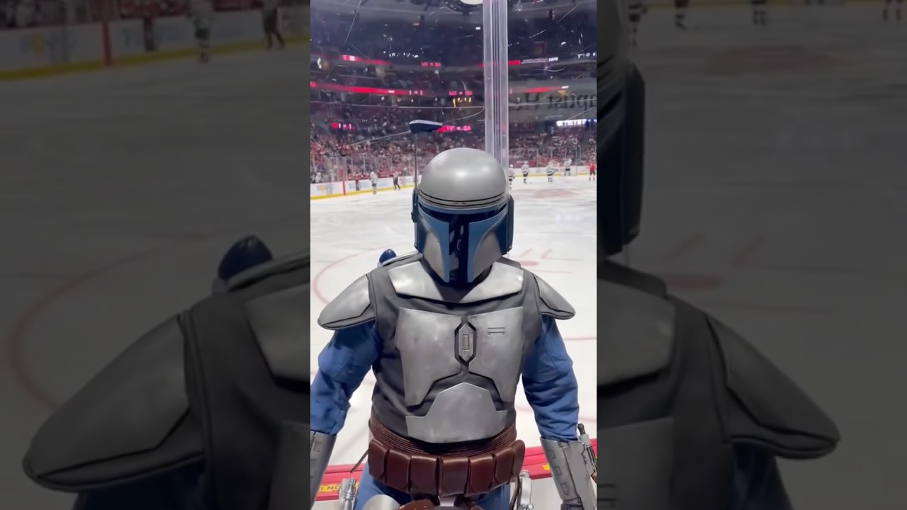 Jango Fett cosplay Florida Panthers #starwars #starwarsfan #cosplay #mandalorian