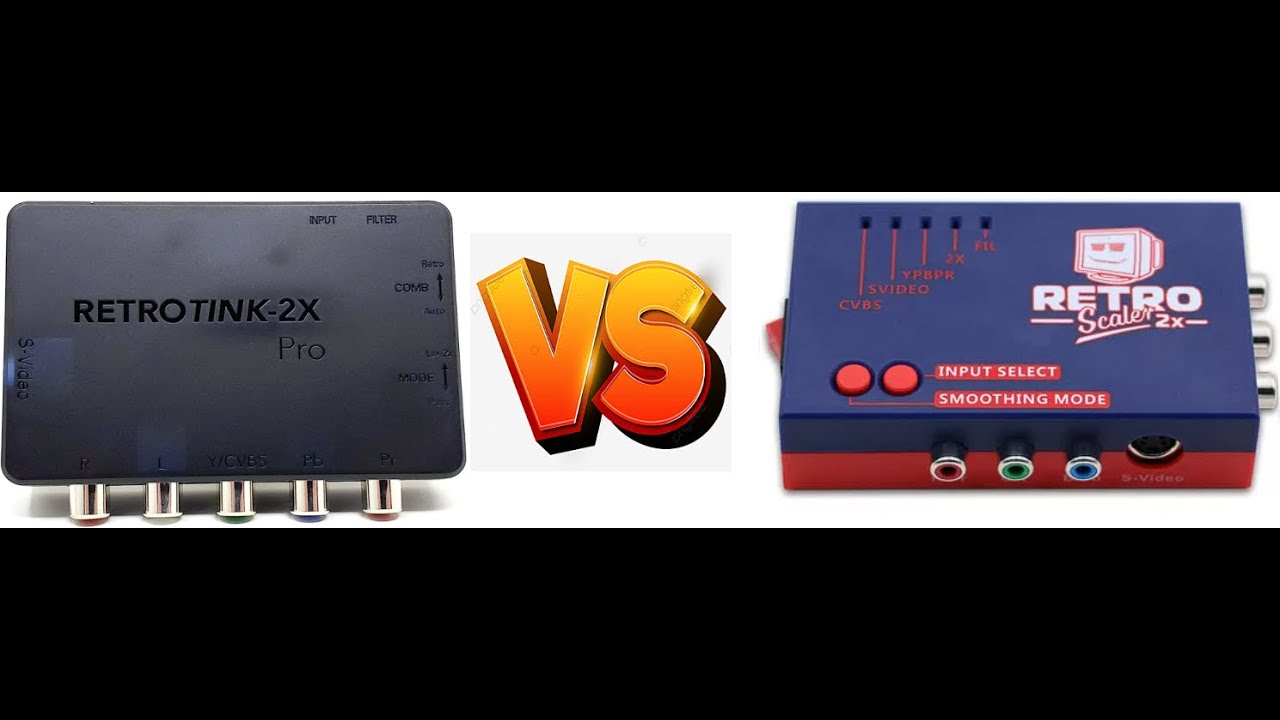Retro scaler 2x e retrotink 2x Pro-M no N64.