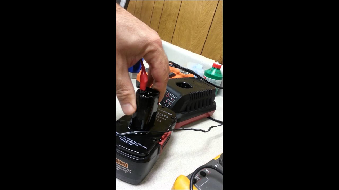 Resuscitate Craftsman 19.2V NiCa battery