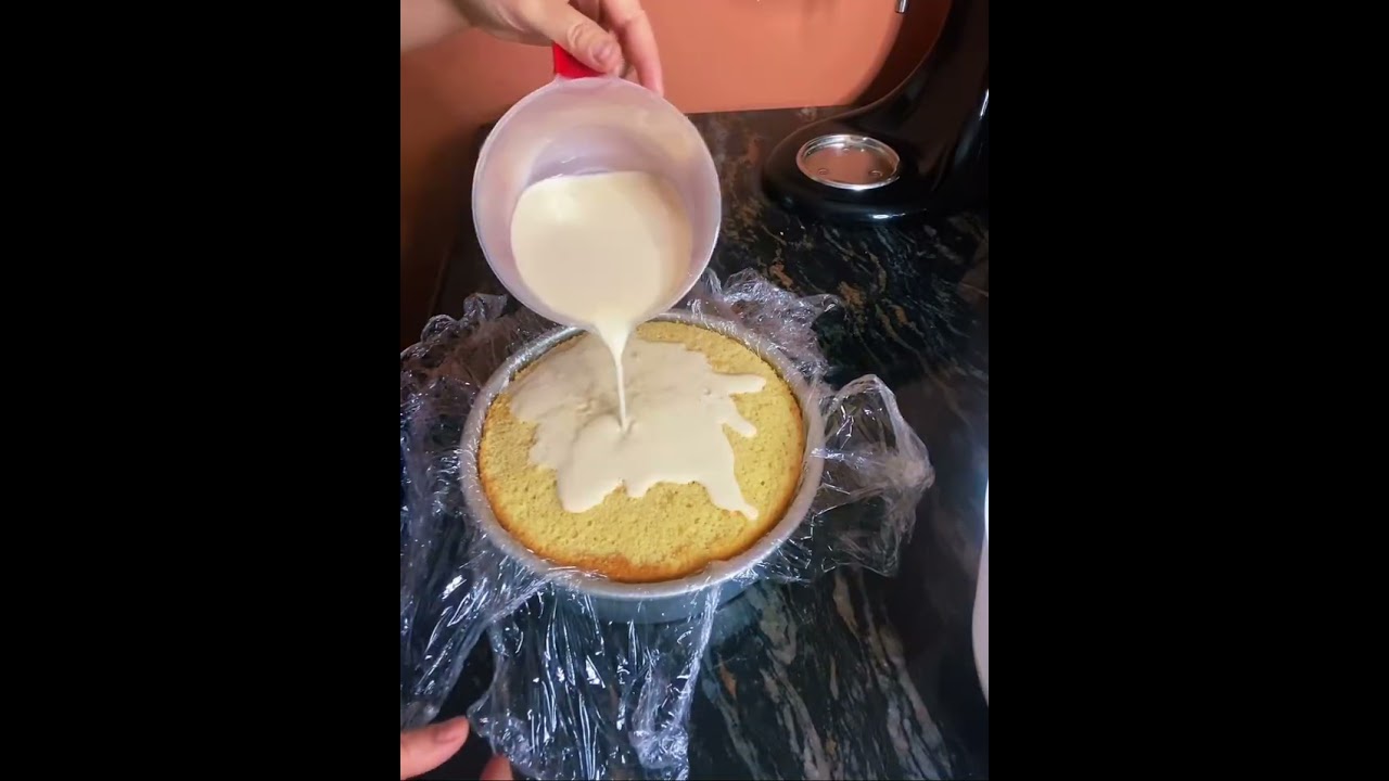 Pastel de piña colada en tres leches #pasteltresleches