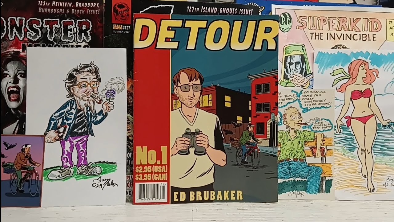 EP 1186 Detour #1 1997, Эд Брубейкер, издательство Alternative Press, Indie Alternative Comic.