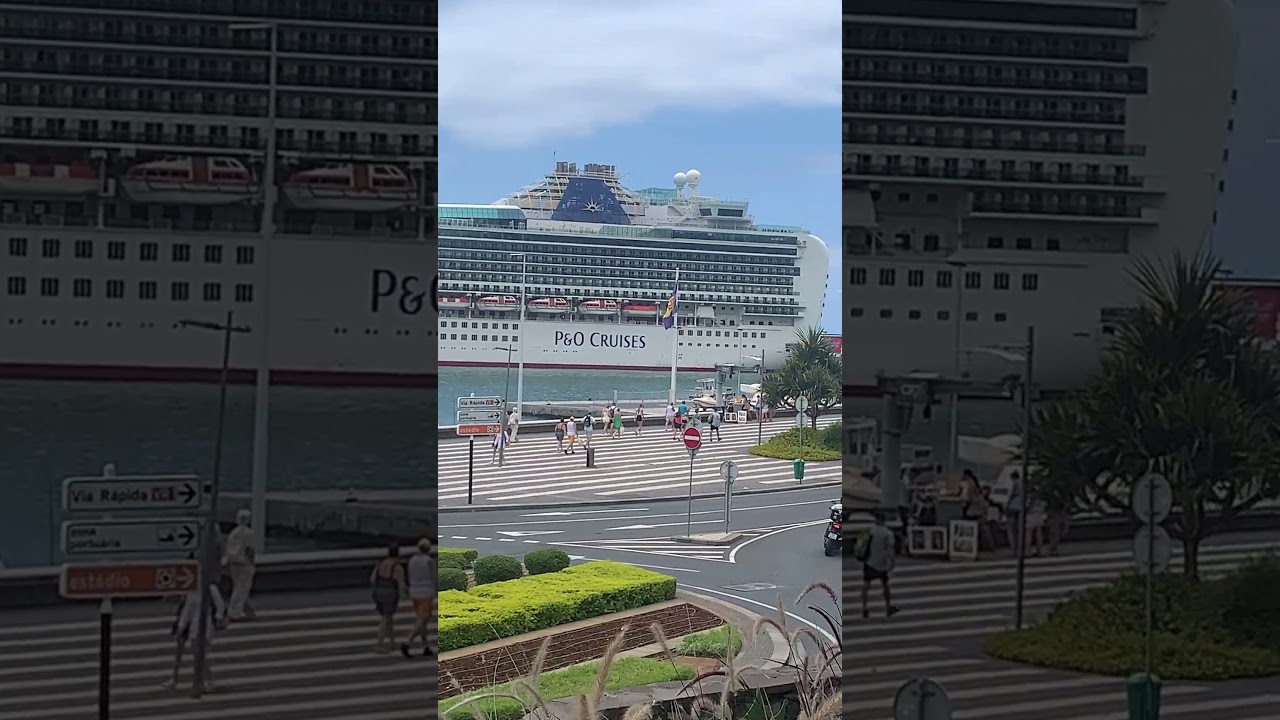 P&O Ventura at Madeira 23rd July 2025 #cruise #cruiseship #cruiselife