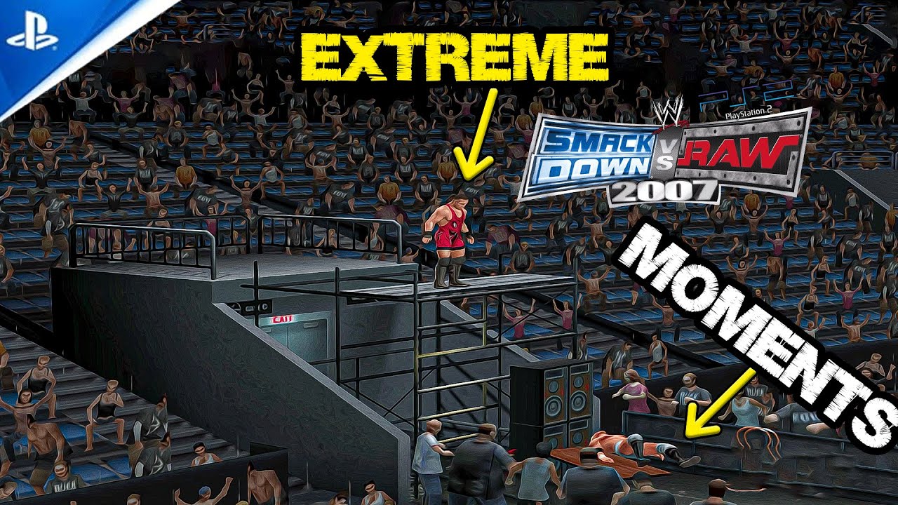 WWE Smackdown vs Raw 2007 Extreme Moments! PS2 (Give the right answer and get a shoutout)