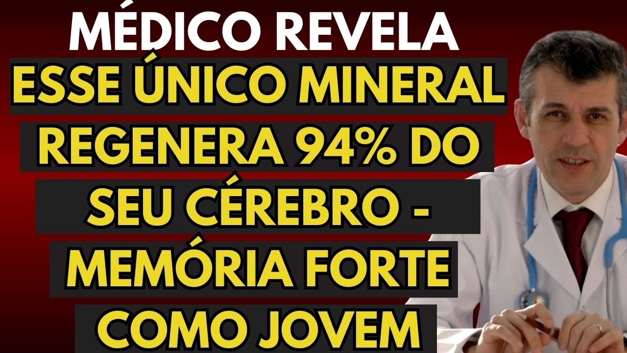 Cientistas Revelam: Seu Cérebro Está Desgastado Este Mineral Vai Restaurar Tudo!