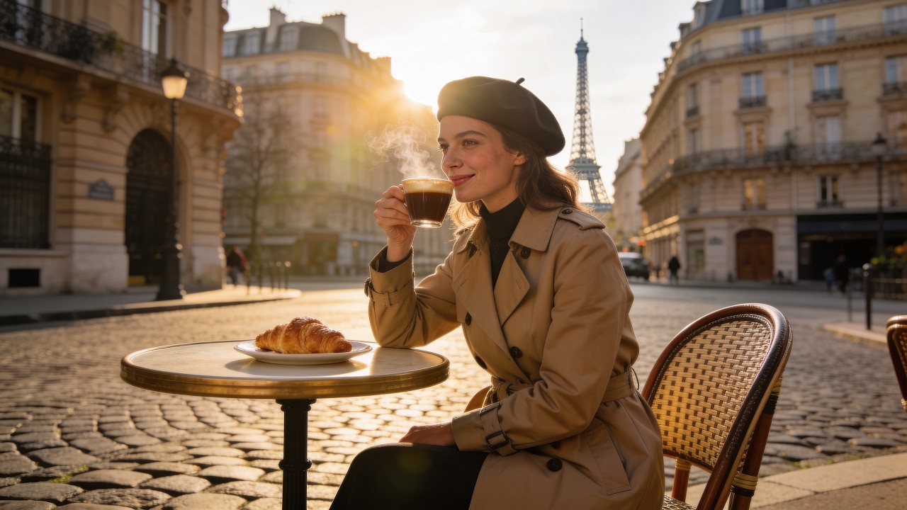 Paris Café Vibes — Warm French Jazz & Romantic Melodies for Cozy Mornings ☕️🎷
