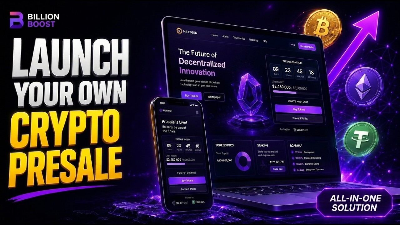 How to Create and Launch a Crypto Presale in 2026