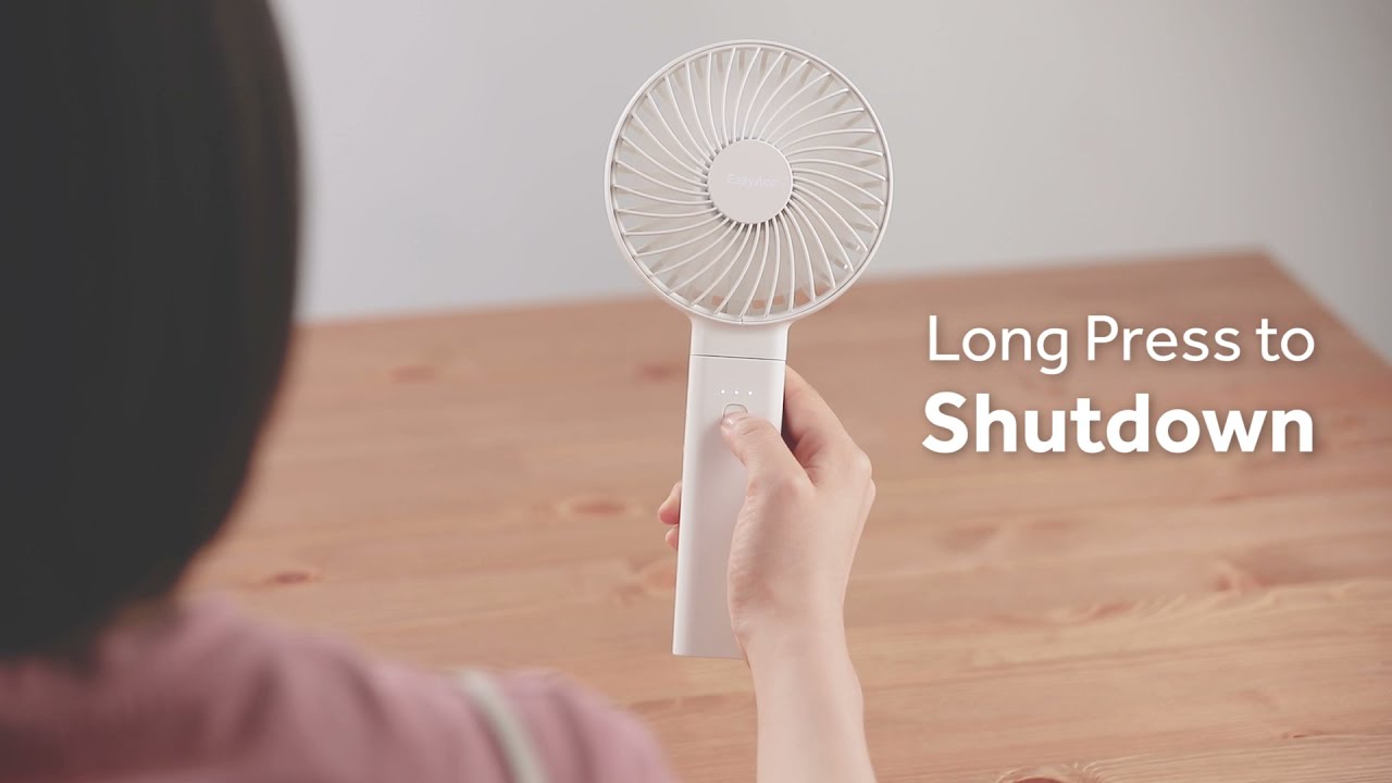EasyAcc 3350mAh Upgraded Handheld Fan