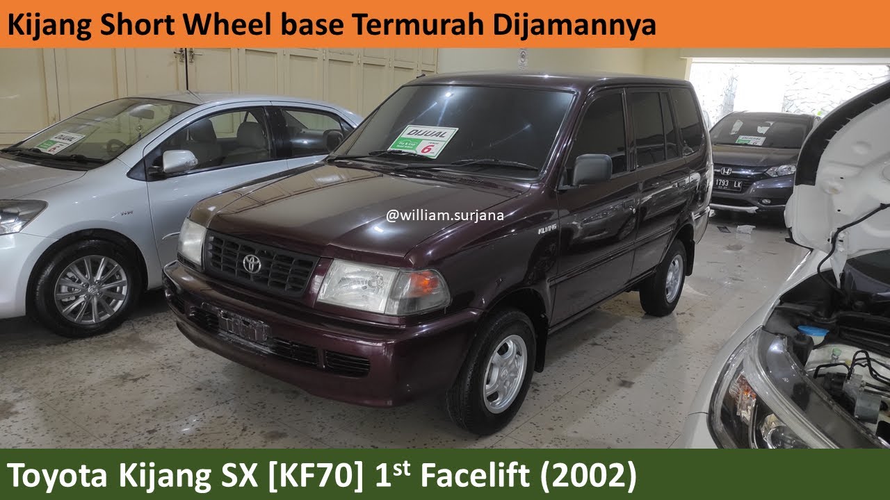 Toyota Kijang SX [KF70] 1st Facelift (2002) review - Indonesia