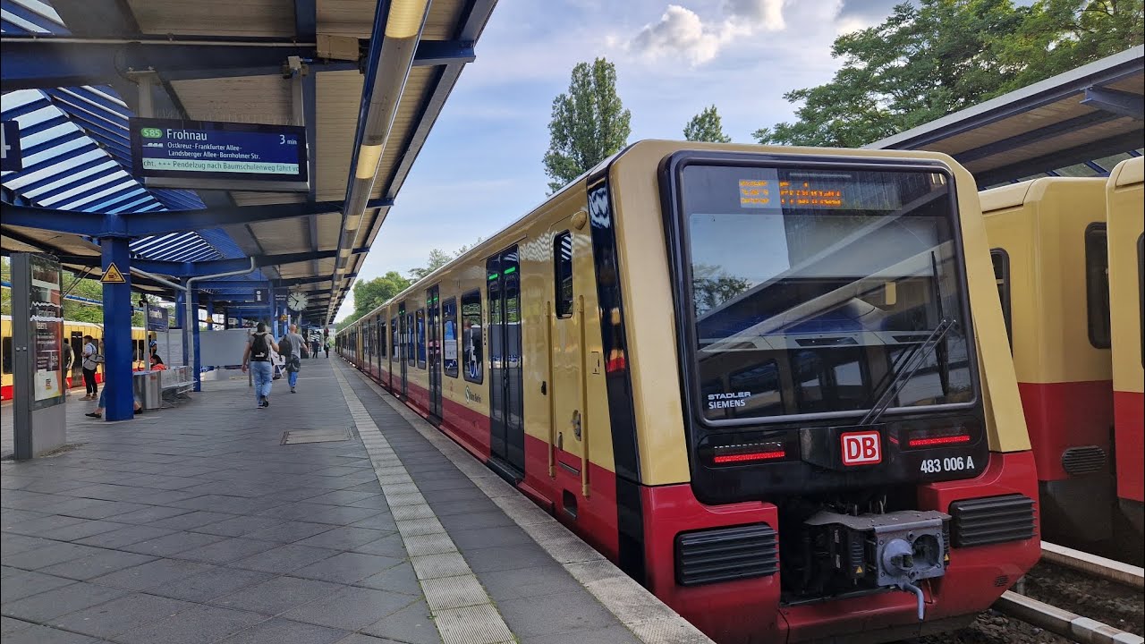 S-Bahn Berlin | Mitfahrt in der S85 von Treptower Park bis Frohnau in der BR 483