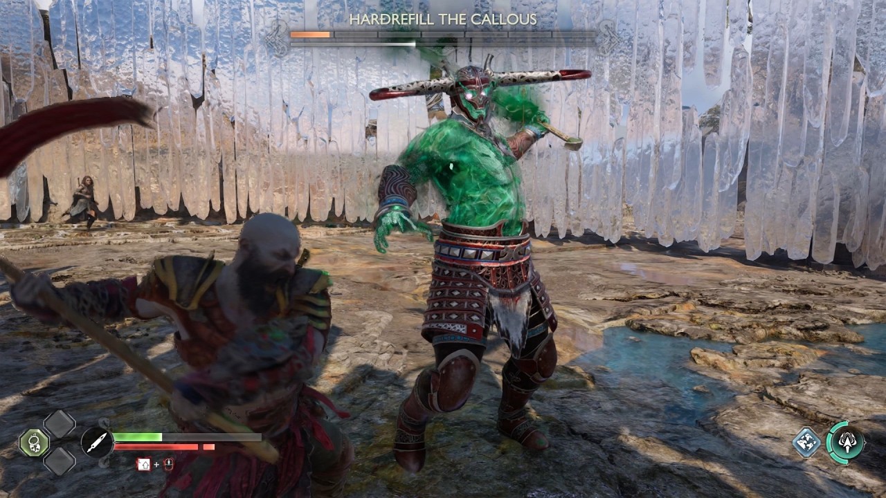 Defeating HARDREFILL THE CALLOUS - GOD OF WAR RAGNAROK #godofwarragnarok