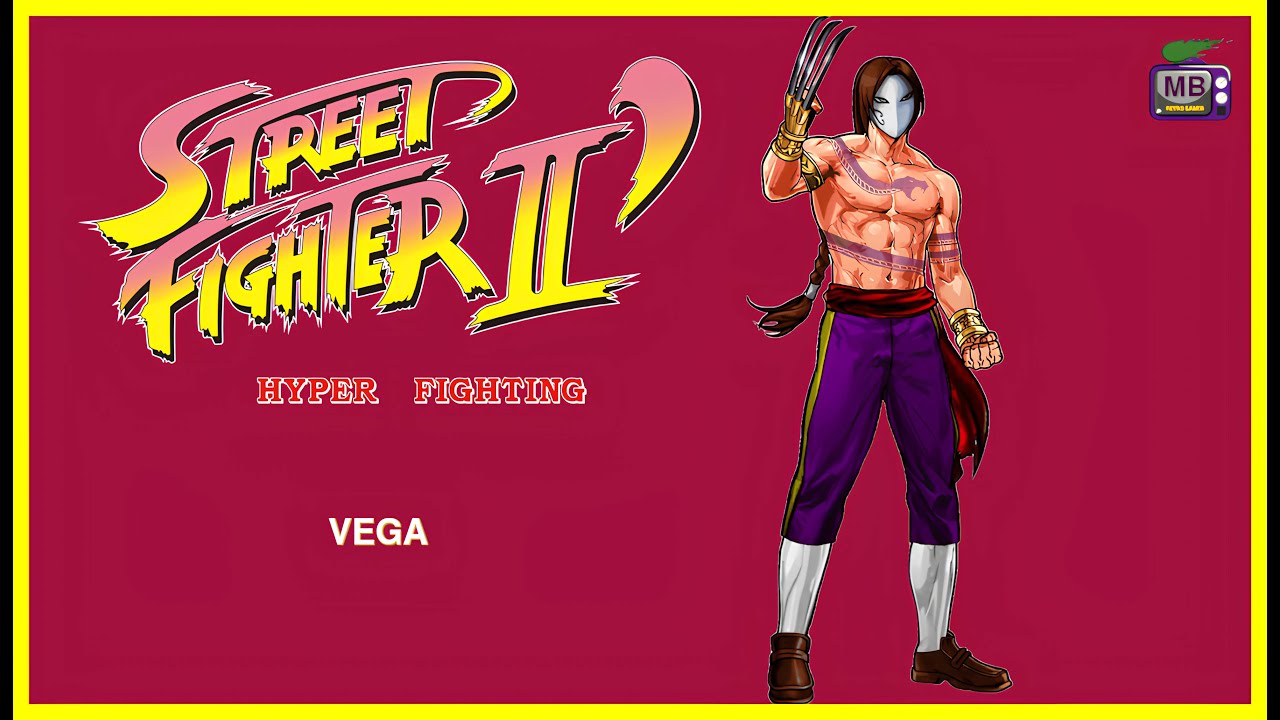 Street Fighter II Turbo Hyper Fighting [ SNES ] Longplay Vega Complete # 4 - 1CC