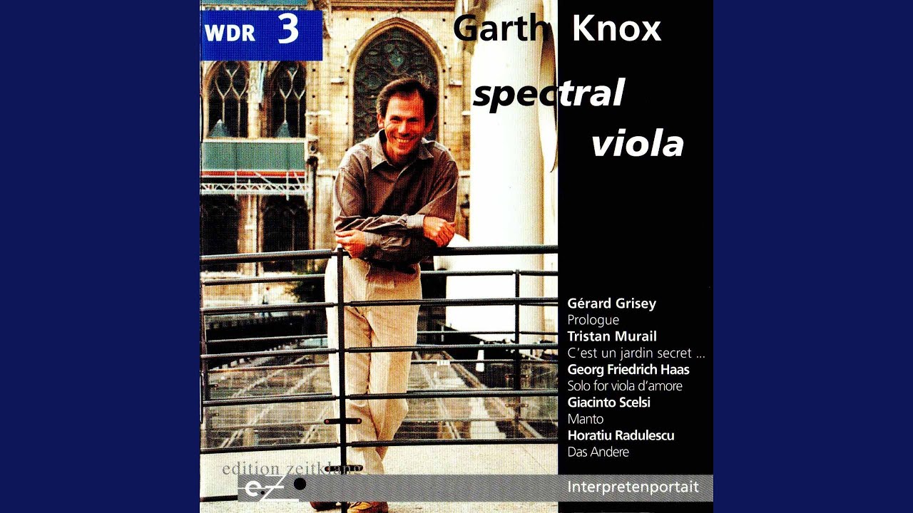 Solo for viola d'amore
