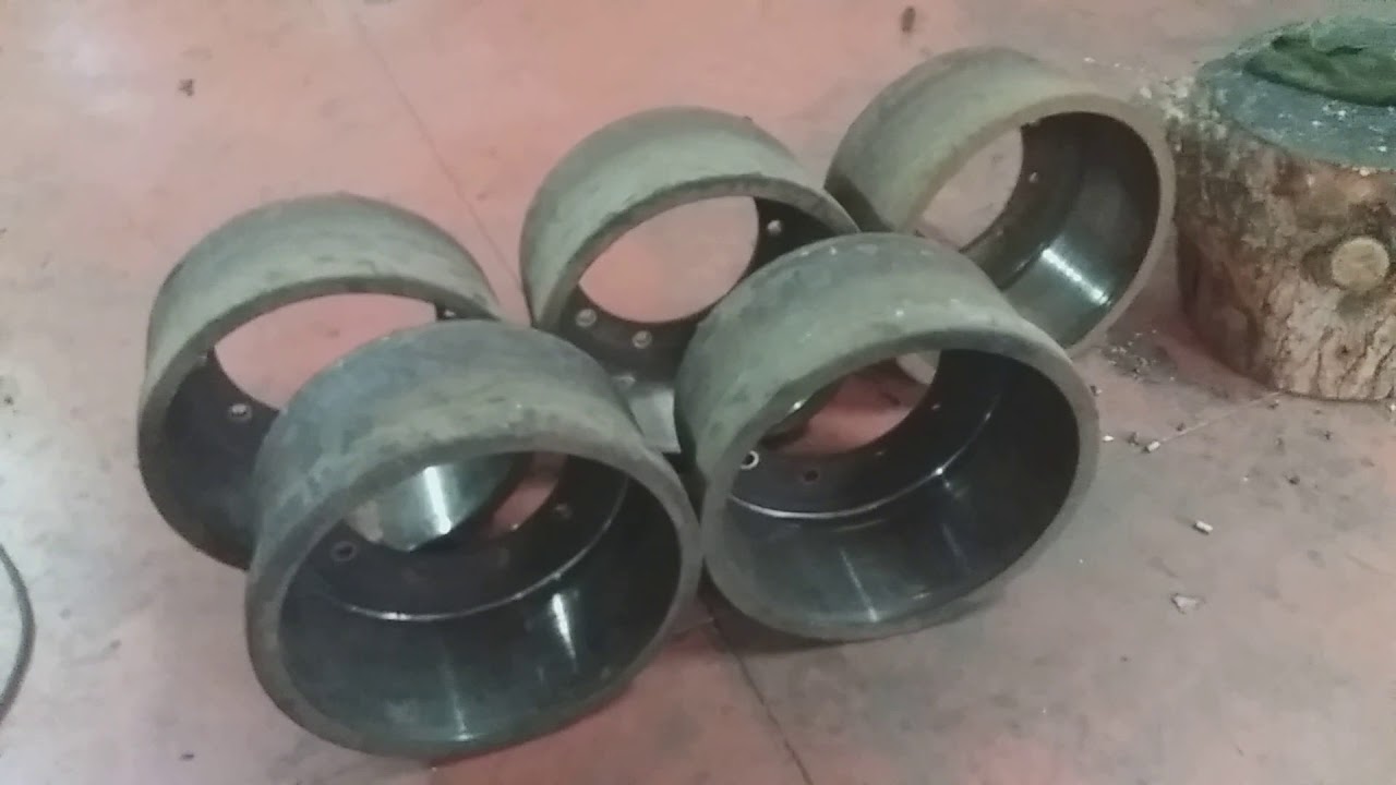 Rectificando de tambores de freno de cami&oacute;n.Remolque