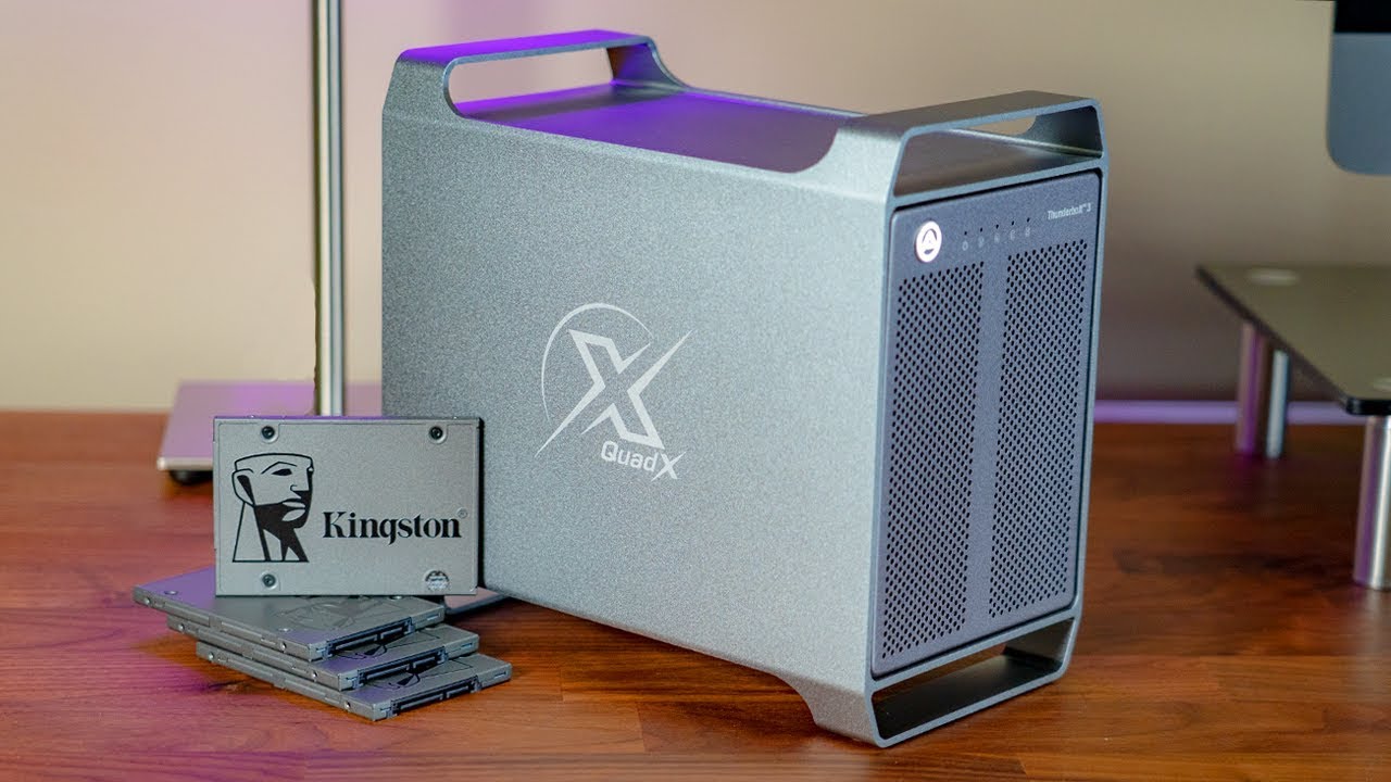The Perfect Storage for 4K Video Editing - AKiTiO Thunder3 Quad X