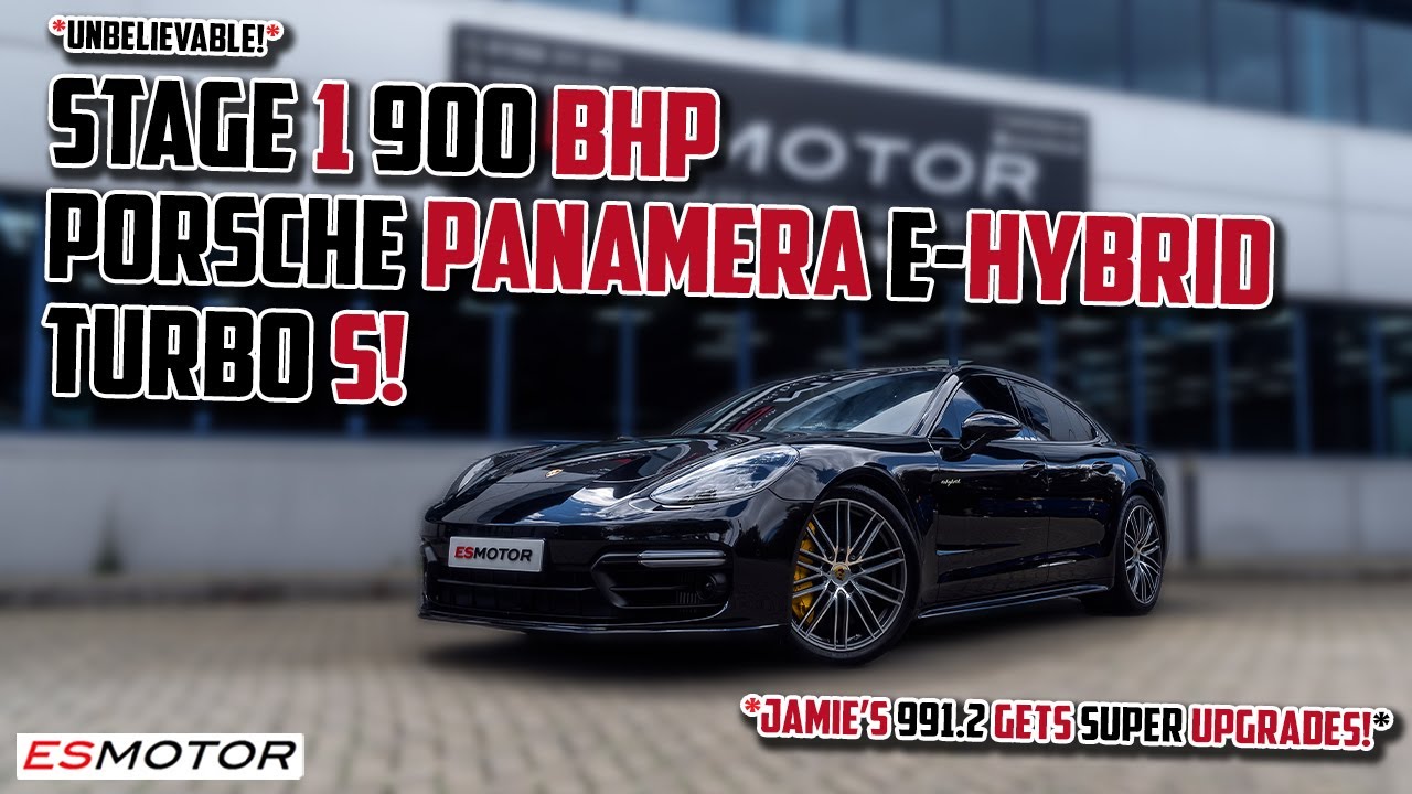 UNREAL STAGE 1 900 BHP #porsche PANAMERA E-HYBRID + @officially_gassed INSANE 991.2 BUILD!