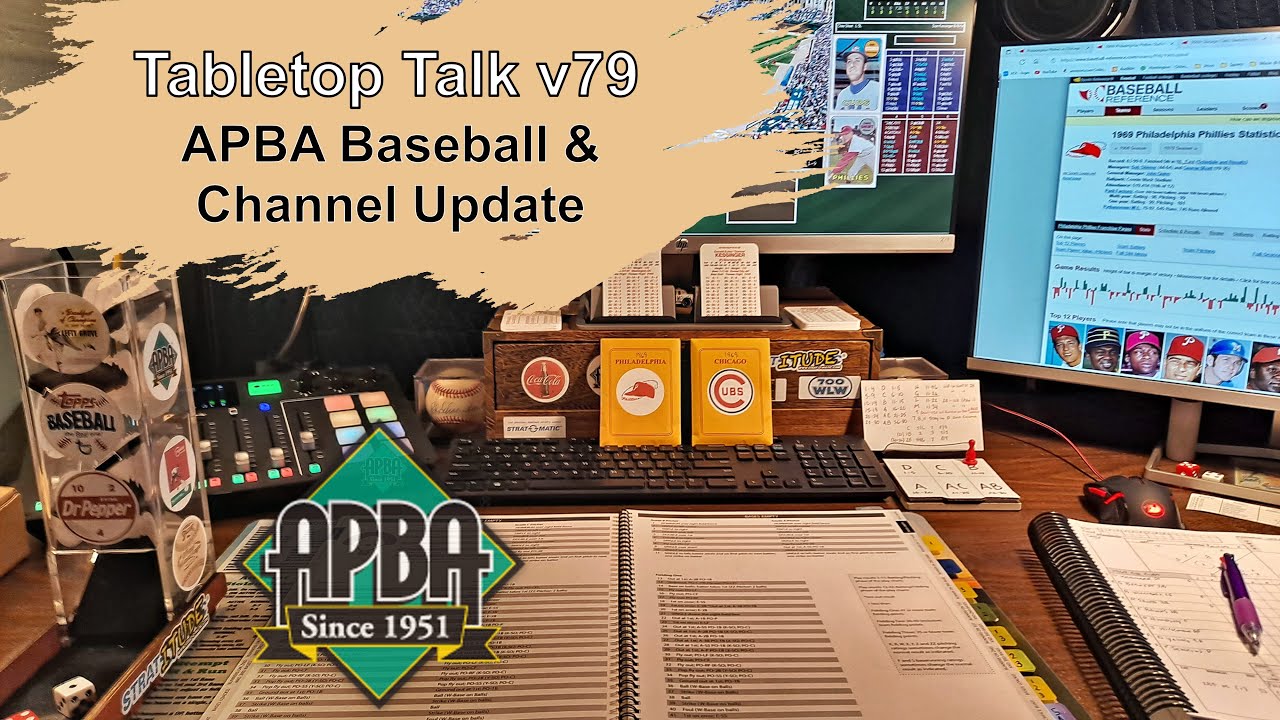 Tabletop Talk v79 - APBA Baseball & Channel Update