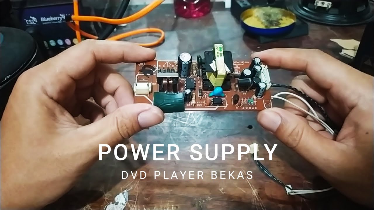 Memanfaatkan power supply dvd bekas untuk tone control + modul mp3 bluetooth