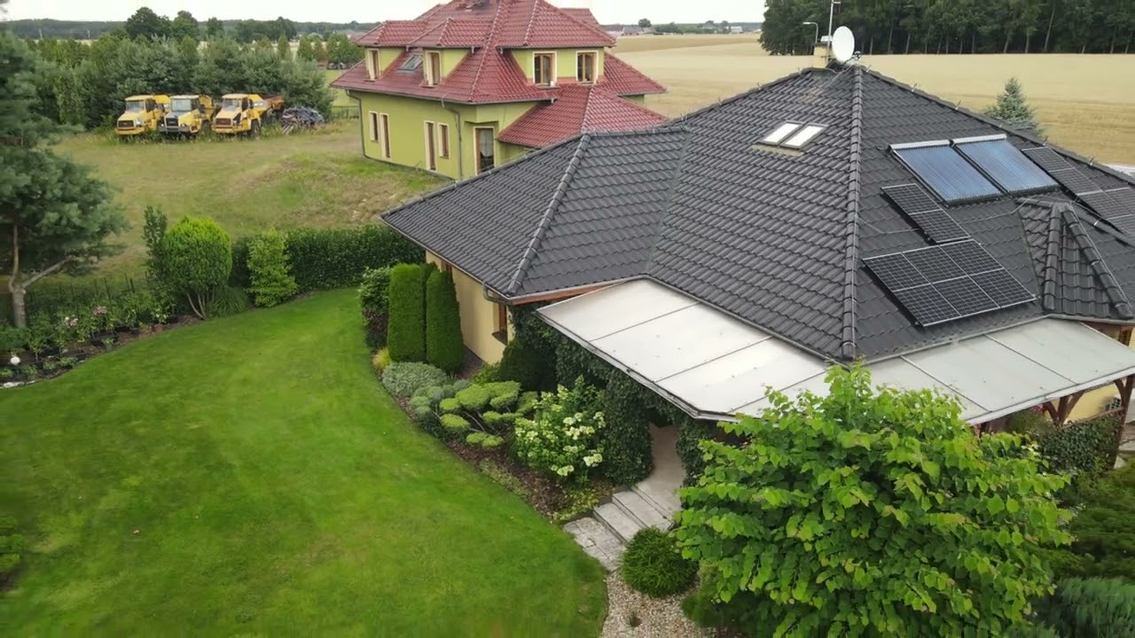 Dom Parterowy z garażem na Sprzedaż, Miedziana, 6 km od Opola, pow. 186 m2, 6 pokoi, działka 18 ar.