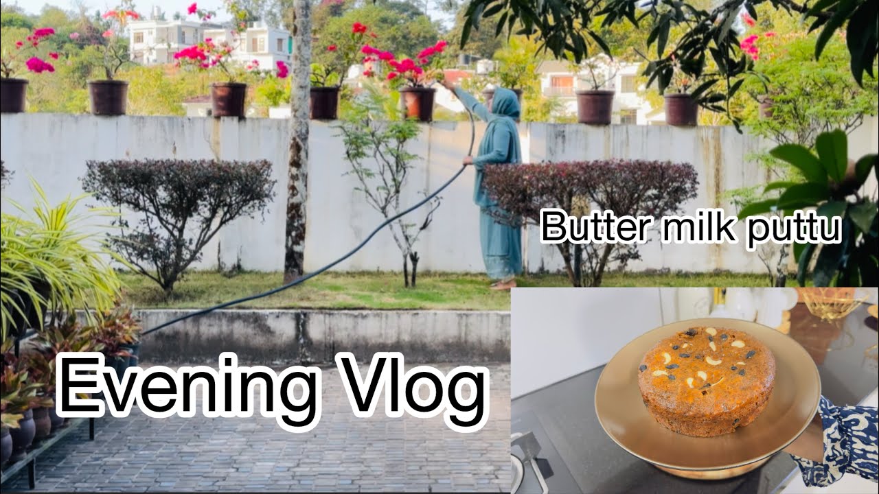 Evening to Night Routine/#Butter milk puttu/#easycake/Home cleaning
