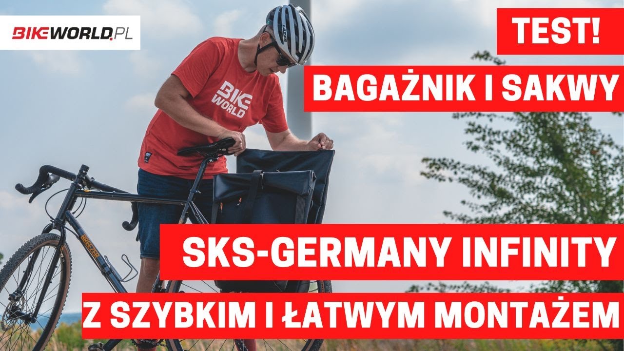 Test: Bagażnik i sakwy SKS-Germany Infinity z banalnym i szybkim montażem. Jak się spisują?