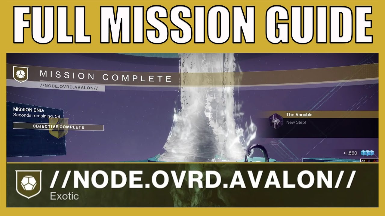 NODE.OVRD.AVALON: полное руководство по экзотической миссии — пошаговое руководство