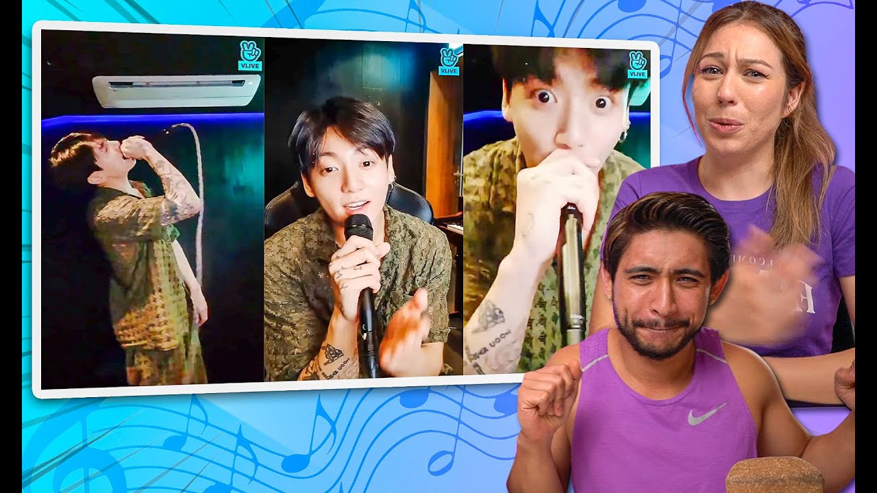 Jungkook V Live Singing - COUPLES REACTION!