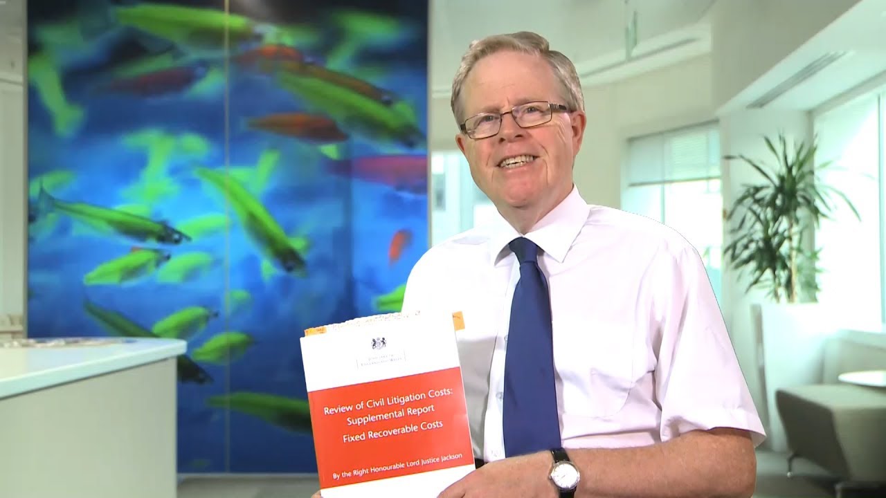 Fixed recoverable costs review: Sir Rupert Jackson's recommendations
