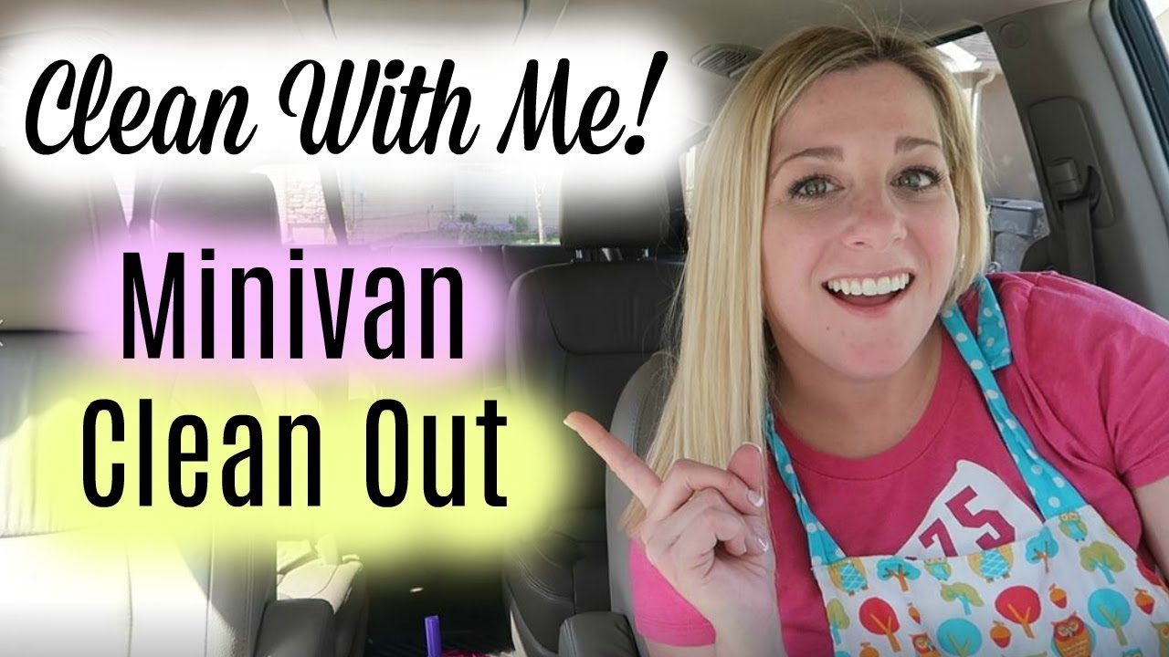 Clean With Me // Minivan Clean Out!!