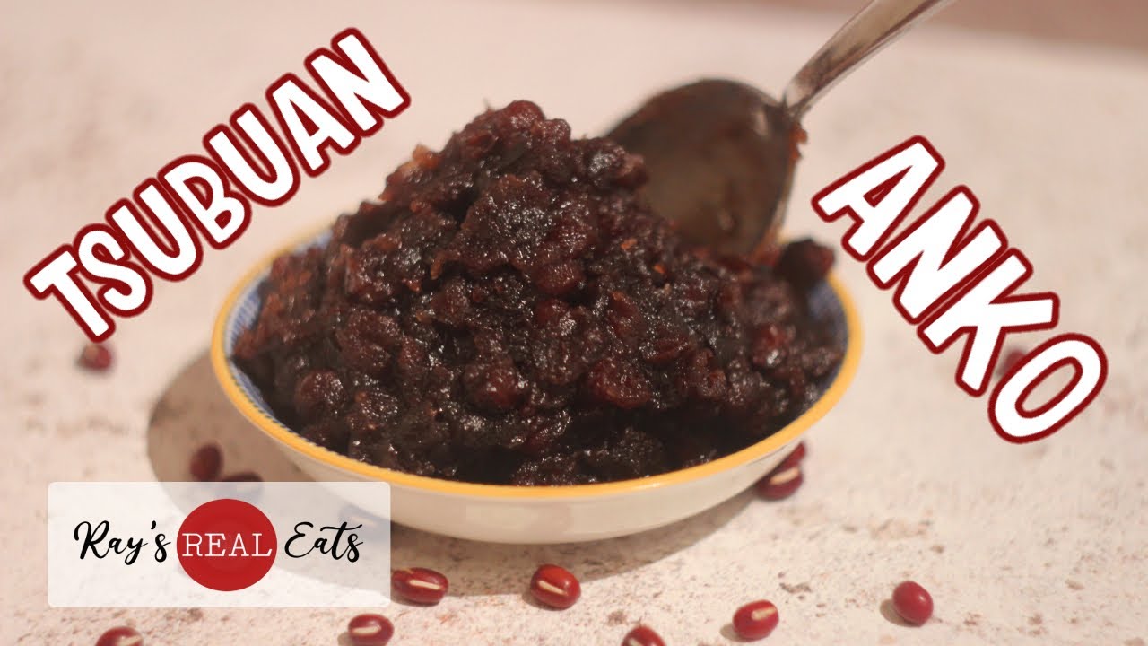 How to make Tsubuan/anko  (Coarse sweet red bean paste)
