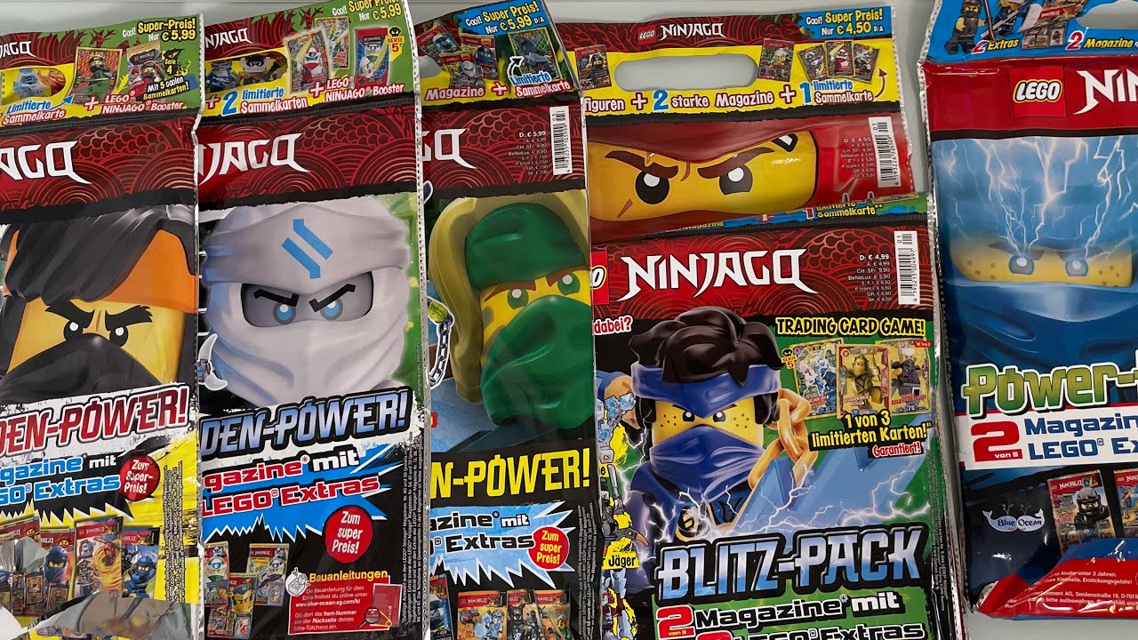Lego Ninjago 7 verschiedene Wundertüten auspacken
