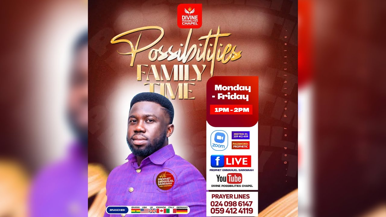POSSIBILITIES FAMILY TIME || EPISODE 5 || 2ND FEBRUARY 2026