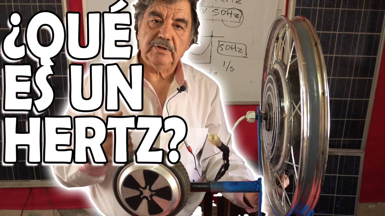 ¿QUÉ ES UN HERTZ? Te explico con un motor de ruedas de bicicleta y de hoverboard